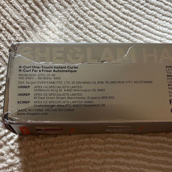 Glam Hair Automatic Curling Iron - Silver and Orange - Picture 4 of 6